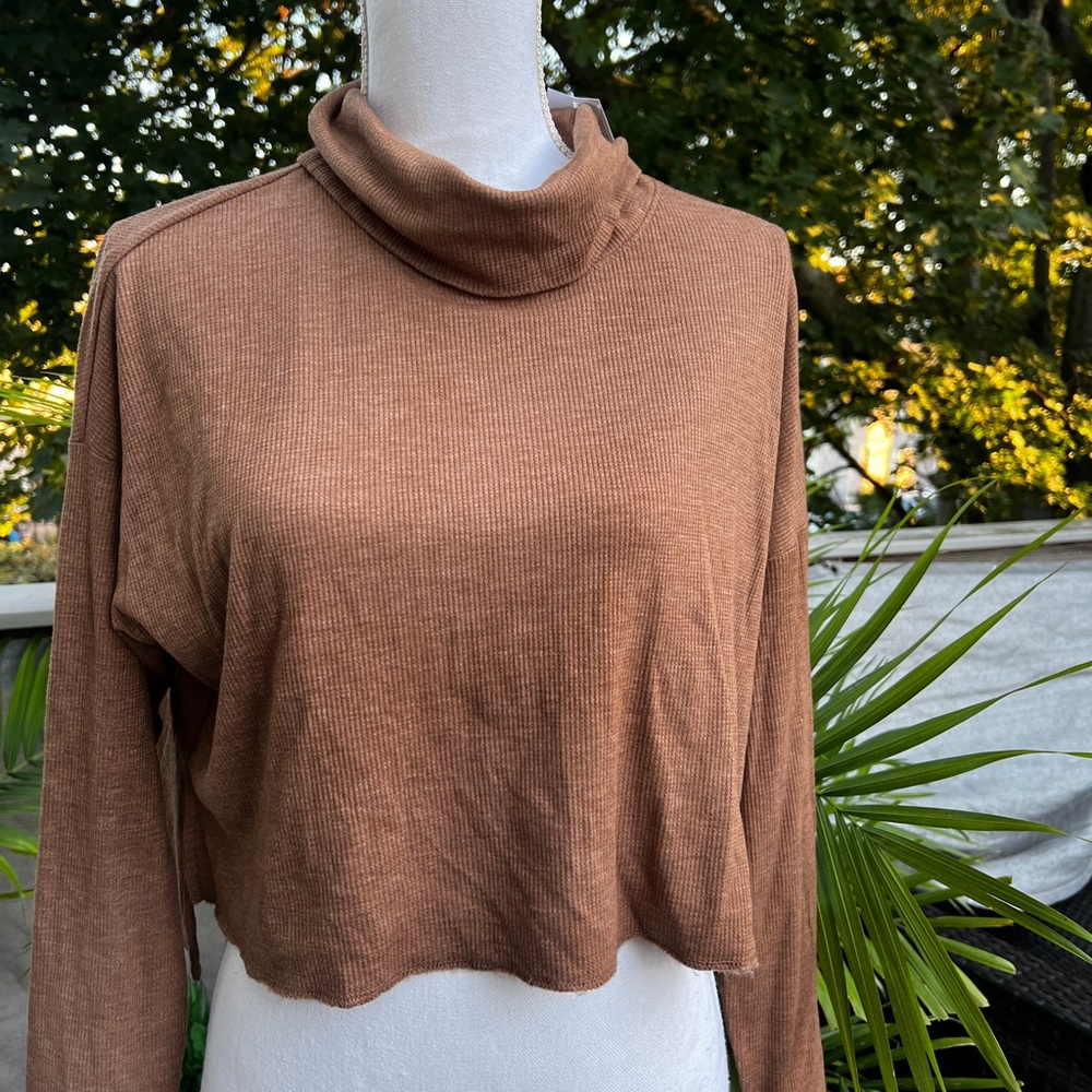 American Eagle Crop top turtleneck XS